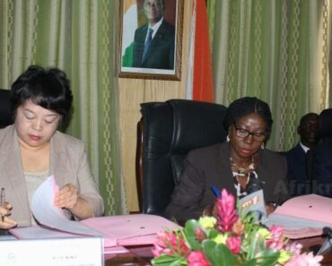 Côte d’Ivoire : Signature d’une convention avec la Chine pour la construction de six lycées