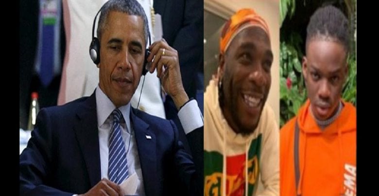 Les Musiciens Nigérians Burna Boy Rema Playlist Barack Obama