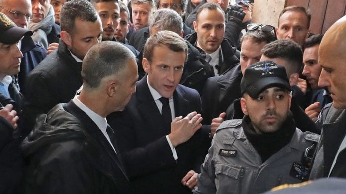 Macron pique une colère contre la police israélienne