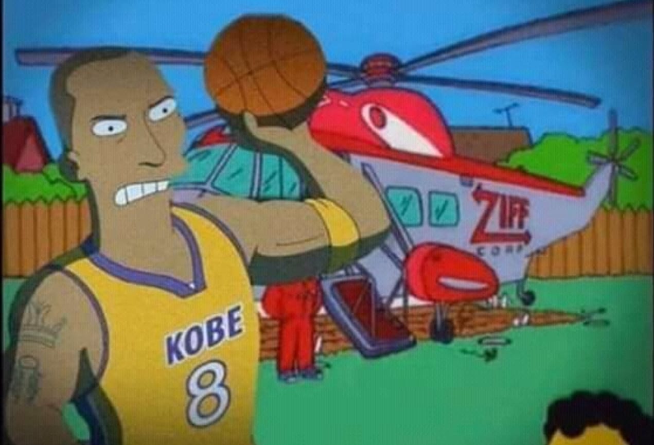 Photo The Simpsons Predicted Kobe Bryant Would Die In A Helicopter Crash 2