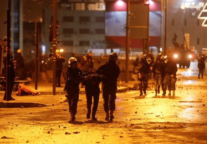 Plus de 220 blessés dans des heurts entre manifestants et forces de l’ordre à Beyrouth