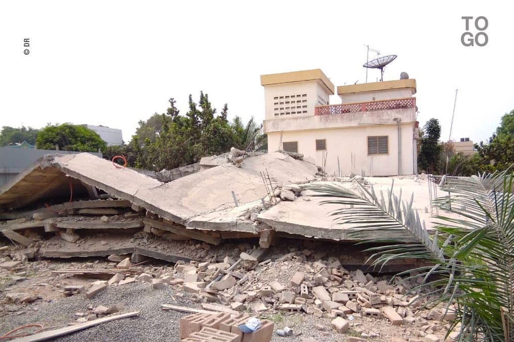 Togo: Effondrement D&Rsquo;Un Immeuble À Sito Aéroport