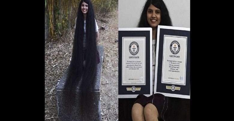 Une Fille De 17 Ans Détient Le Record Guinness Plus Longs Cheveux Du Monde Photos