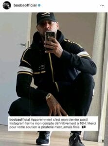 Instagram Supprime Le Compte Officiel De Booba