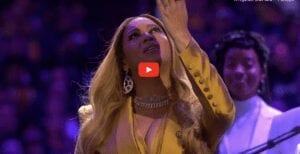 Vidéo : Beyoncé Chante Pour L’hommage À Kobe Bryant