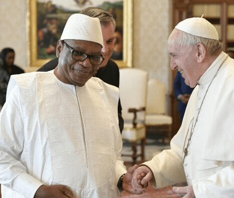IBK et pape francois vatican doingbuzz - Vatican : visite du président malien IBK au Pape François