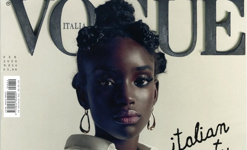 Mode : À 18 Ans, La Sénégalaise Maty Fall Fait La Couverture De Vogue Italia