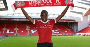 Une Nigériane Remporte Le Prix De Joueuse Du Mois De L’équipe Féminine De Liverpool