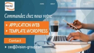 Faites Confiance À 3Vision-Group Pour Votre Présence Seo Et La Conception De Vos Applications Web, Sites Internet Et Templates Et Plugins Wordpress