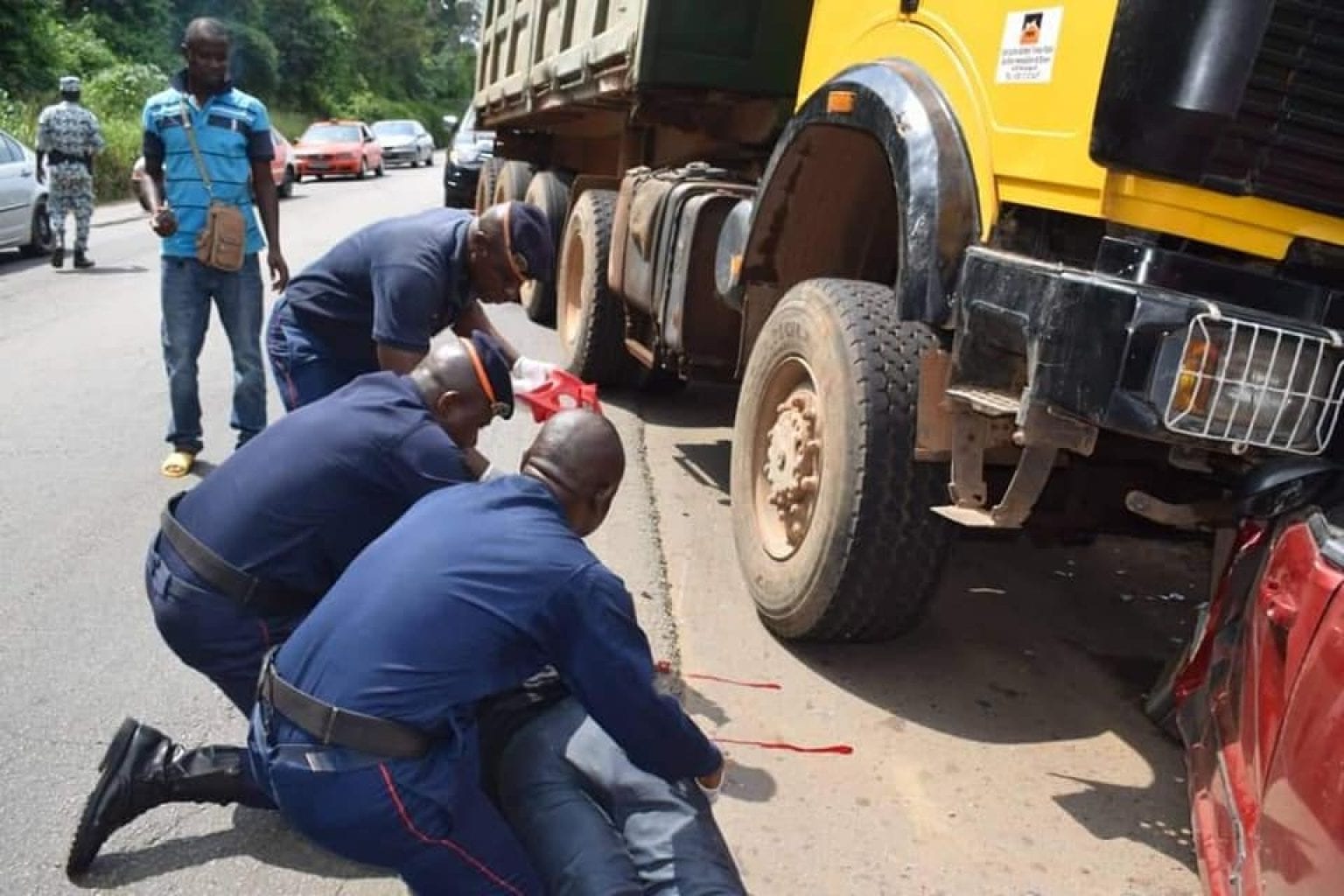 Accident De La Route À Mankono : 2 Victimes