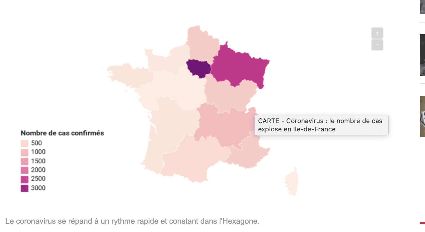 Carte – Coronavirus : Le Nombre De Cas Explose En Ile-De-France