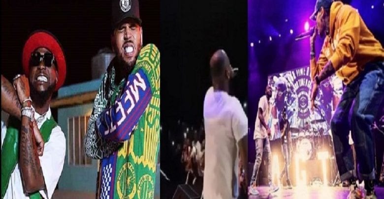 Chris Brown Surprend Davido Sur Scène À Los Angeles: Vidéos