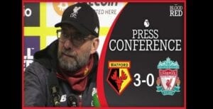 « Nous Reviendrons Plus Forts » : La Promesse De Jurgen Klopp Après La Défaite Contre Watford