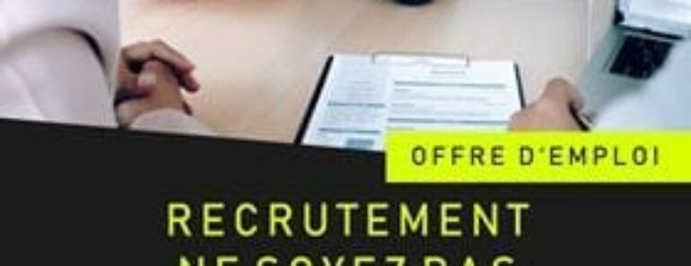 SOFOCAM Sarl Recrute Du Personnel 770x297 - GFA Consulting Group recruits 01 Health sector specialist and team leader