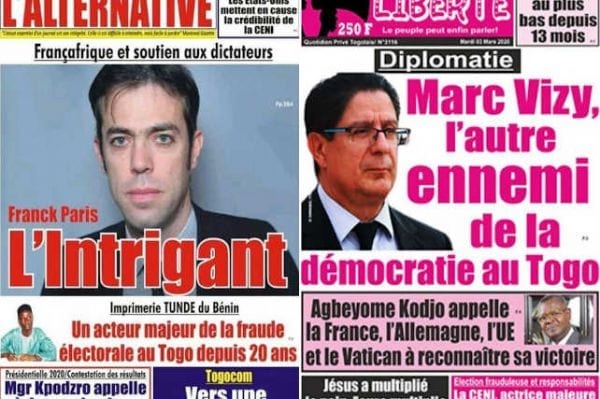 L’ambassade De France Au Togo Fait Fermer Deux Journaux À Lomé