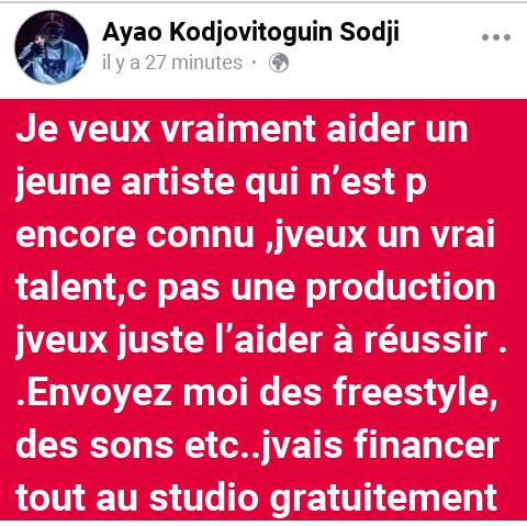 kodjovitoguin Doingbuzz 1 - Togo : Ayao Kodjovitoguin veut aider les jeunes  artistes