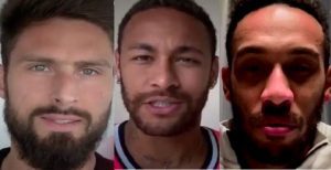 Aubameyang, Giroud, Neymar Aident L’onu À Lutter Contre Le Covid-19