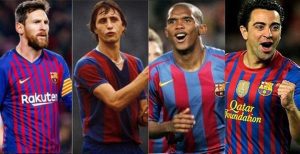 Découvrez Le Top 30 Des Meilleurs Joueurs Du Barça