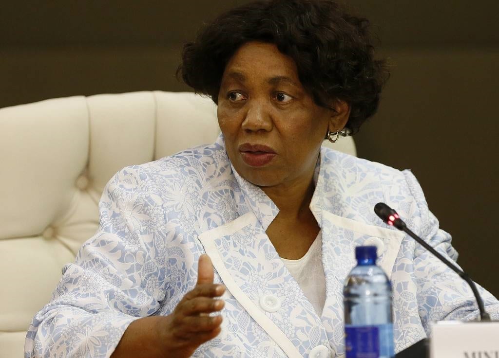 Afrique Du Sud Angie Motsegka Ministre Doingbuzz