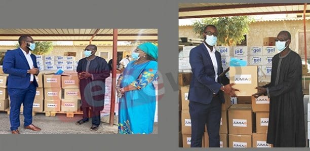 COVID-19 : Jumia fait un don de 10 000 masques au Sénégal.