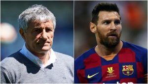 Fc Barcelone : Critiqué Par Messi Sur Ses Stratégies, L’entraîneur Quique Setien Riposte