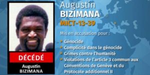 Génocide Au Rwanda : Décès D’augustin Bizimana, L’un Des Derniers Fugitifs Encore Recherchés