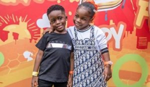 La Belle Amitié Entre La Fille De Davido Et Le Fils De Tiwa Savage