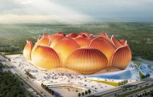 La Chine Construit Un Stade En Forme De Fleur De Lotus (Photos)