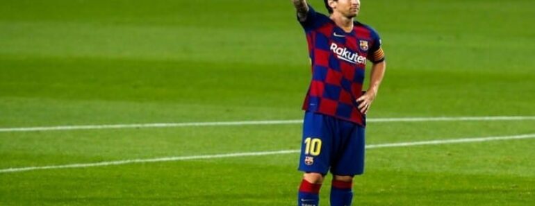 Barça: Messi Suscite La Polémique Avec La Célébration De Son But