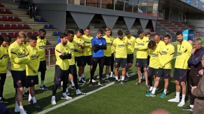 Football Barcelone Cinq Joueurs Testés Positifs Coronavirus