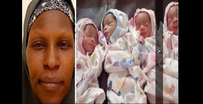 Nigeria : une femme, mère de 13 enfants donne naissance à des quadruplés