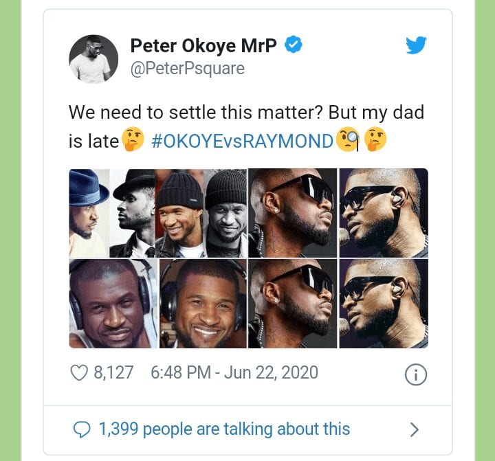 P Square Peter Okoye Nous Devons Interroger Mon Pere Sur Ma Ressemblance Avec Usher