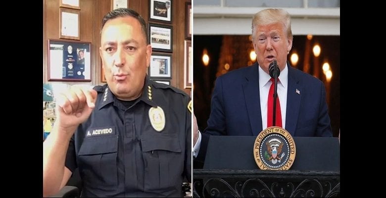 Usale Chef De La Police Houston Donald Trump