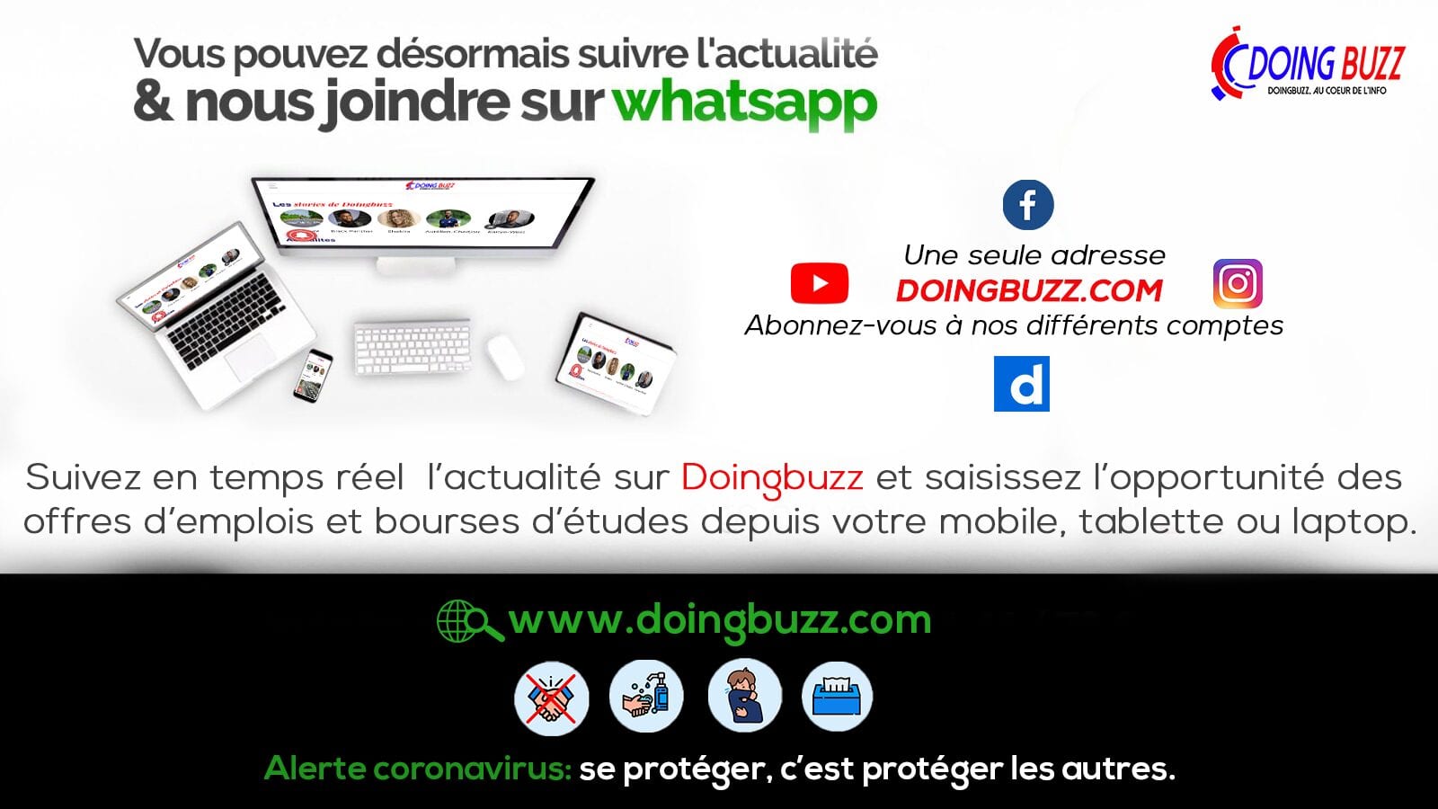 Présentation Du Site D&Rsquo;Actualités À Suivre !!  – Doingbuzz (Video)
