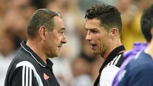 Juventus/Tensions Entre Cristiano Ronaldo Et Maurizio Sarri? Un Proche De Cr7 Fait Des Confidences!