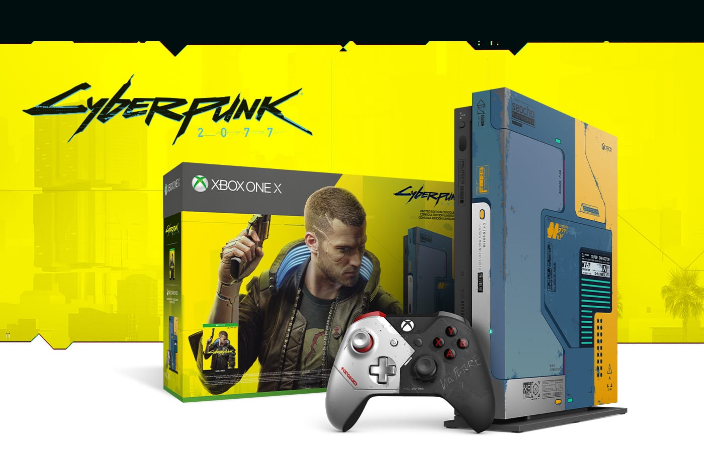 Pack Xbox One X Edition Limitée Cyberpunk 2077 À 399€ Au Lieu De 499€
