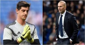 Zidane Élogieux Envers Thibaut Courtois