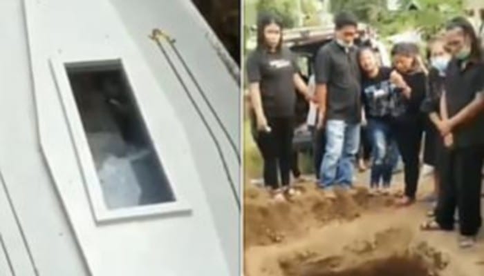 Indonésieun Cadavre Aurait Salué Les Gens À Son Enterrement À Travers La Vitre Son Cercueil