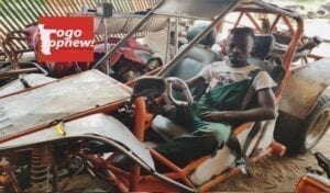 Ce Jeune Togolais Crée Un Engin À 4 Roues Tout-Terrain