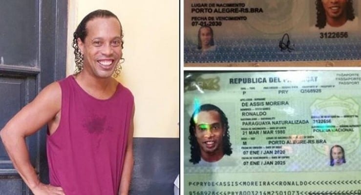 Ronaldinho : Bonne Nouvelle Pour Le Brésilien Après Son Arrestation Pour Possession De Faux Passeport