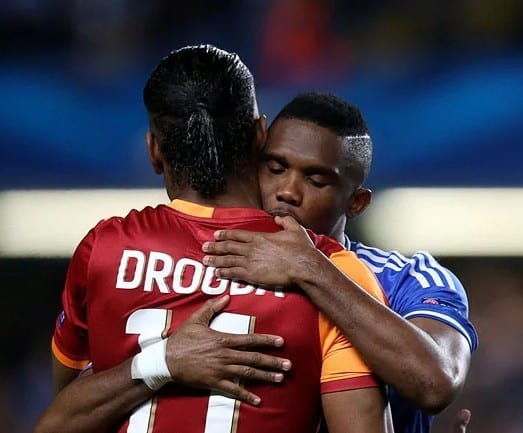 Samuel Eto’o affiche un soutien inconditionnel au candidat Didier Drogba