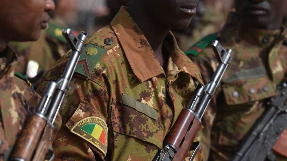 Des Soldats Maliens Presentent Les Armes A Gao Dans Le Nord Du Mali Le 24 Fevrier 2019 6164680 1