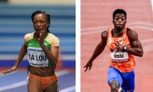 Sprint : Les Ivoiriens Cissé Gué Arthur Et Ta Lou Marie-Josée, Victorieux