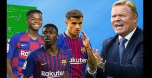 Barça: Sans Dembélé Et Ter Stegen, Voici Le Onze De Koeman Qui Devrait Débuter La Liga Face À Villareal