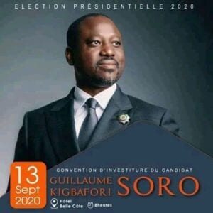 Présidentielle : Guillaume Soro Sera Investi Candidat Ce 13 Septembre