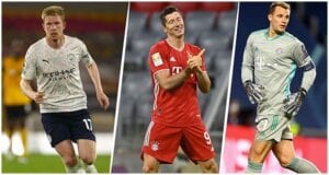 Meilleur Joueur Uefa 2019/20 : De Bruyne, Neuer Et… Sur Le Podium, Messi, 4E