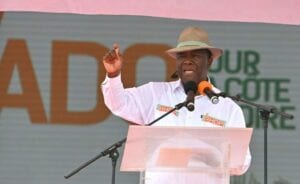 Alassane Ouattara En Meeting À Bouaké : ” C’est Le Rhdp Qui Est La Majorité Dans Ce Pays “