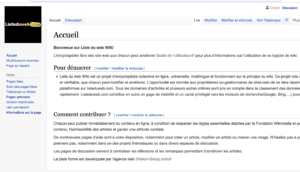 Wiki Listeduweb , Le Nouveau Wikipedia