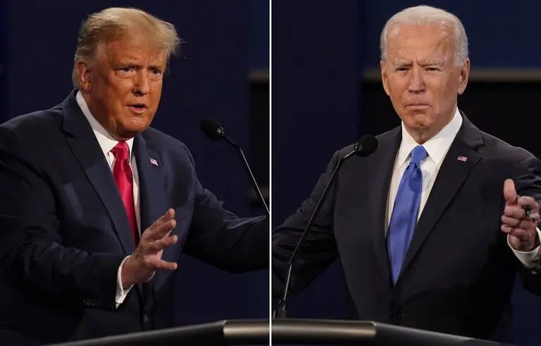 Donald Trump Joe Biden Politicien Corrompu