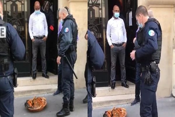 France : La Police Choquée De Voir Un « Sacrifice » Devant L’ambassade Du Nigeria (Vidéo)